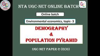 Environmental Eco3 Demography amp population pyramid life table Logistic curve by Gobind Rawat [upl. by Kcered]