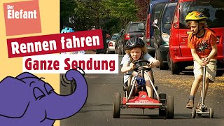 Straßenrennen mit Fahrrädern GoKart und Kickboards  Der Elefant  WDR [upl. by Eilyak]