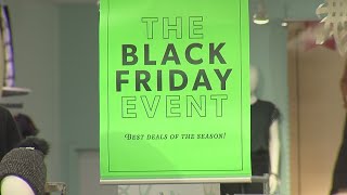 Parkdale Mall in Beaumont fills with Black Friday shoppers [upl. by Drus771]