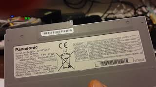 panasonic toughbook cfmx4 battery cfvzsu92 problem [upl. by Isiah]