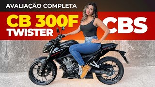 TESTE NOVA CB 300F TWISTER 2023 PRÓS E CONTRAS CONSUMO SEGURO CB300F SUBSTITUTA DA CB250 TWISTER [upl. by Gruber]