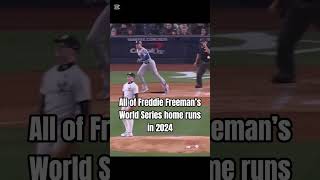 Freddie chose the right time to COMPLETELY go off freddiefreeman homerun worldseriesmvp [upl. by Anaujik105]