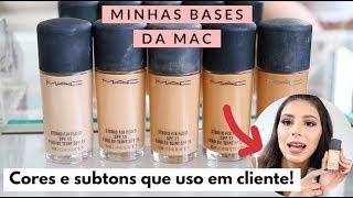 BASE STUDIO FIX MAC  CORES QUE EU USO EM CLIENTE [upl. by Delora]