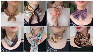 How to Wear a Scarf Around Your Neck Different Styles to Wear a Scarf or Bandana for Women [upl. by Aldredge921]