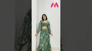 Myntra Festival amp Wedding Wear Haul  IndoWestern Lehenga amp Sharara Outfit Ideas myntrahaul [upl. by Nylasej]