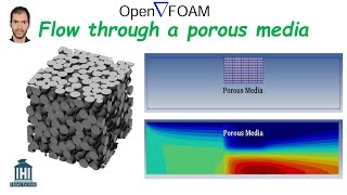 Flow through a porous media using OpenFOAM [upl. by Tomi]