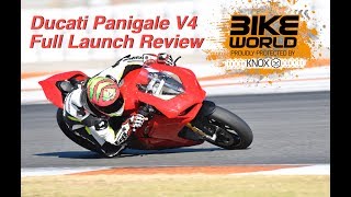 Ducati Panigale V4 Full Launch Review [upl. by Hainahpez]