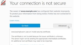 How to troubleshoot the error code quotSECERRORUNKNOWNISSUERquot on secure websites [upl. by Ary]