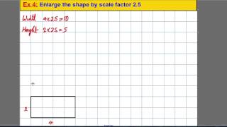 Transformations  enlarging shapes 1 [upl. by Michaele872]