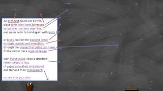 Imtiaz Dharker  Tissue  Annotation [upl. by Shaya]