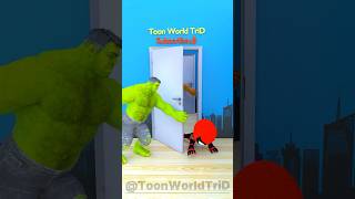 🤔 Why Did SpiderMan Fall When Hulk Tripped Over the Door 🚪😂 gta [upl. by Zandt]