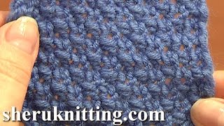 Knitting Stitch Patterns For Beginners Tutorial 5 Double Seed Stitch Double Moss Stitch Knitting [upl. by Samaria349]