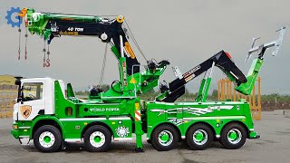 The Most Advanced Tow Trucks you have to see ▶ Knuckle Boom Cranes [upl. by Akinuahs]