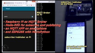 ESP8266 Part 8 – MQTT amp NodeRED amp MicroPython [upl. by Erminna]