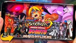 RESPEITA SAIU Naruto Storm 5 Mugen Mobile Offline ▶ Naruto Modo Barion e mais [upl. by Skilken]