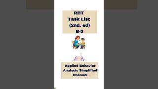 RBT Task List Assist with Functional Assessment Procedures [upl. by Ayela]