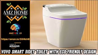 Describing VOVO Smart Bidet Toilet with EcoFriendly Design Amazon [upl. by Heyde]