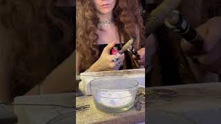 10 Drachmas 1930 Silver Coin Ring Goddess Demeter UC Art asmr silversmithing [upl. by Yendahc]