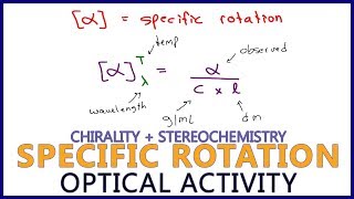 Specific Rotation and Observed Rotation Calculations in Optical Activity [upl. by Silvestro]