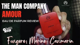 The Man Company Amour EDP review । Fragrance review । Best perfume । Perfume for men । EDP । [upl. by Pena]