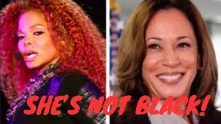 DL HUGHLEYS GOES OFF ON JANET JACKSON BECAUSE SHE DOES NOT BELIEVE KAMALA HARRIS IS BLACK [upl. by Mitzl]