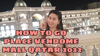 How to go place vendome mall using metrotrain in Qatar 2022 NEWLY OPEN MALL vendomeMall qatar [upl. by Corie]