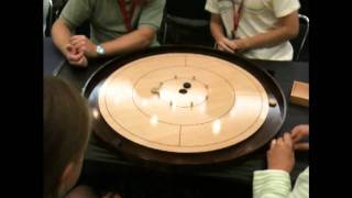 Crokinole Game at GenCon 2010 by Mayday Games [upl. by Devol]