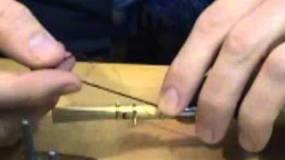 Bassoon Reed Making 5 Wrapping [upl. by Rebecca275]