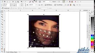 Create Calligram  Text Portrait in CorelDRAW [upl. by Ahsaelat381]