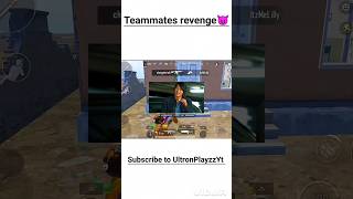 Teammates revenge in Front of Randoms 😈bgmi pubg shorts trending gaming [upl. by Ardnassak]