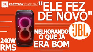 REVIEW COMPLETO E TESTE DE ÁUDIO PARTYBOX STAGE 320 [upl. by Tengler]