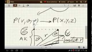 Kugelkoordinaten in Kartesische Koordinaten umrechnen Theoretische Physik [upl. by O'Neill818]