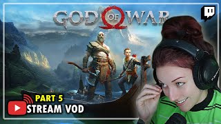 God of War playthrough first time  PC port PART 5  Kruzadar LIVE Stream [upl. by Hadik961]