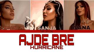 HURRICANE  AJDE BRE LYRICS VIDEO [upl. by Zindman]