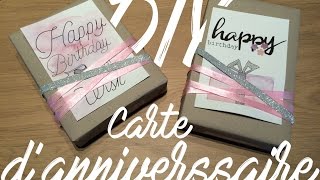 DIY Carte danniversaire [upl. by Atekal]