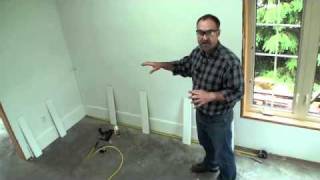 Wall Paneled Wainscoting Kit Installation  Step 6 Stile Spacing [upl. by Neiv]