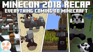 PANDAS CROSSBOWS amp MORE  Minecon Recap 2018  Minecraft 114 and beyond [upl. by Nemraciram]