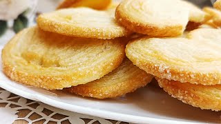 How to Make Sweet amp Crunchy French Palmier Cookies  Easy Recipe [upl. by Adamina]