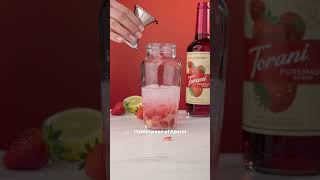 Week Of Flavor Strawberry Recipe Aperol SB Sour shorts [upl. by Eirbua]