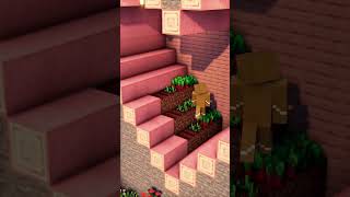 minecraft Cherry Heart Base shorts minecraftbuilding minecrafttutorial [upl. by Beasley]