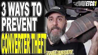 3 Ways To Prevent Catalytic Converter Theft [upl. by Nohtanhoj187]