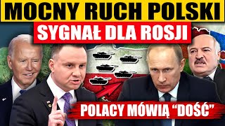 MOCNY RUCH POLSKI  SYGNAŁ DLA ROSJI [upl. by Nuahsad]