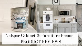 Valspar Cabinet and Furniture Paint Enamel Review Best Cabinet Enamel Paint [upl. by Haelat]