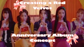 Creating a RED VELVET anniversary album concept 🔪💘 [upl. by Bhatt]