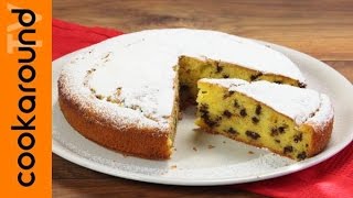 Torta di ricotta con gocce di cioccolato  Ricette dolci facili e veloci [upl. by Biles]