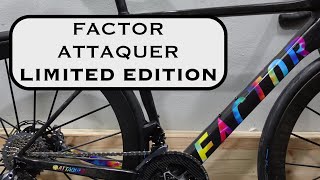 18K💵 Factor Attaquer Limited Edition Lightweight Thm Ceramicspeed Sram Etap Axs factorbike [upl. by Yup446]