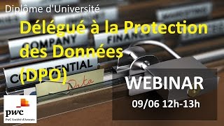 Webinar Délégué à la Protection des Données DPO [upl. by Ekaterina]