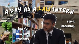 A Day in the Life of a Law Intern  COURT INTERNSHIP ⚖️  Legal Internship Vlog [upl. by Ennasus]