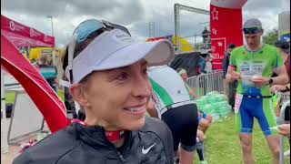 Finish interview Challenge StPölten 2021 first place Anne Haug [upl. by Willman]