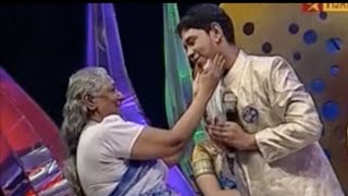 Paatum Naane  Janaki Amma Standing Ovation Hugging Shravan  Super Singer Junior 2  SSJ 2 [upl. by Hertzog]